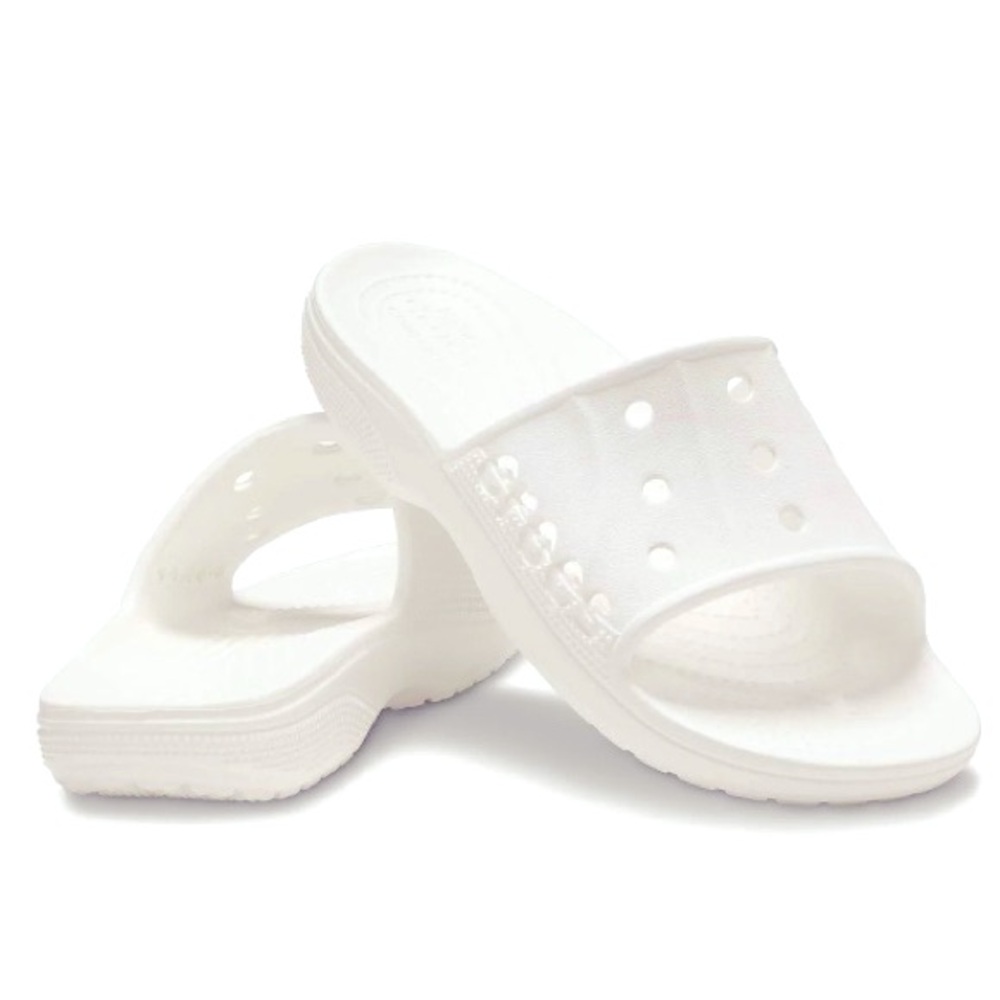 CROCS Baya Croc II Slide Sandal White m6/w8